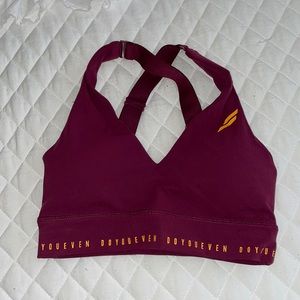 Doyoueven adapt sports bra crop burgundy